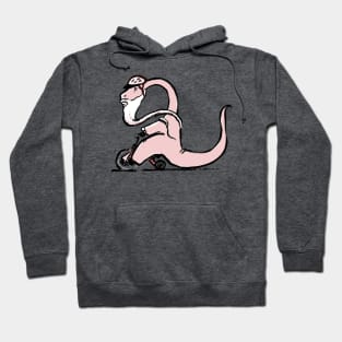 Dino on a trike Hoodie